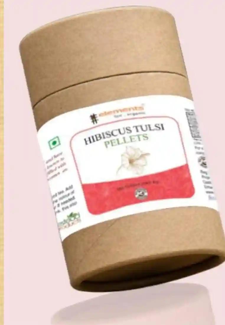 Hibiscus Tulsi Tea Capsules - 50 Pellets by Elements