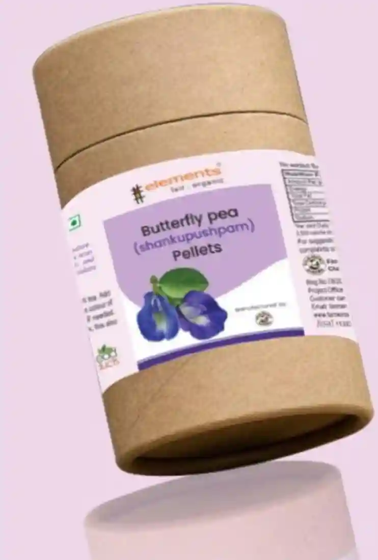 Shankupushpam Tea Capsules  - 50 Pellets by Elements